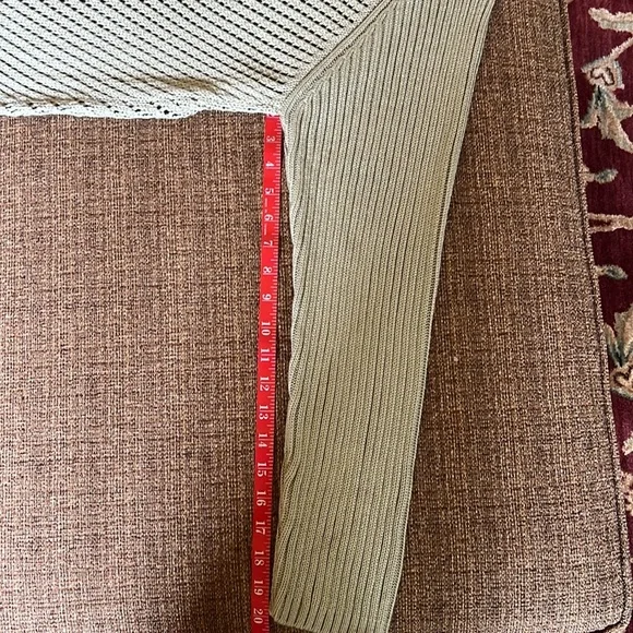 Light Green Knit Cardigan with Matching Tank HPπ - Picture 9 of 14